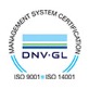 DNV-GL – ISO 9001 og ISO 14001 sertifisering